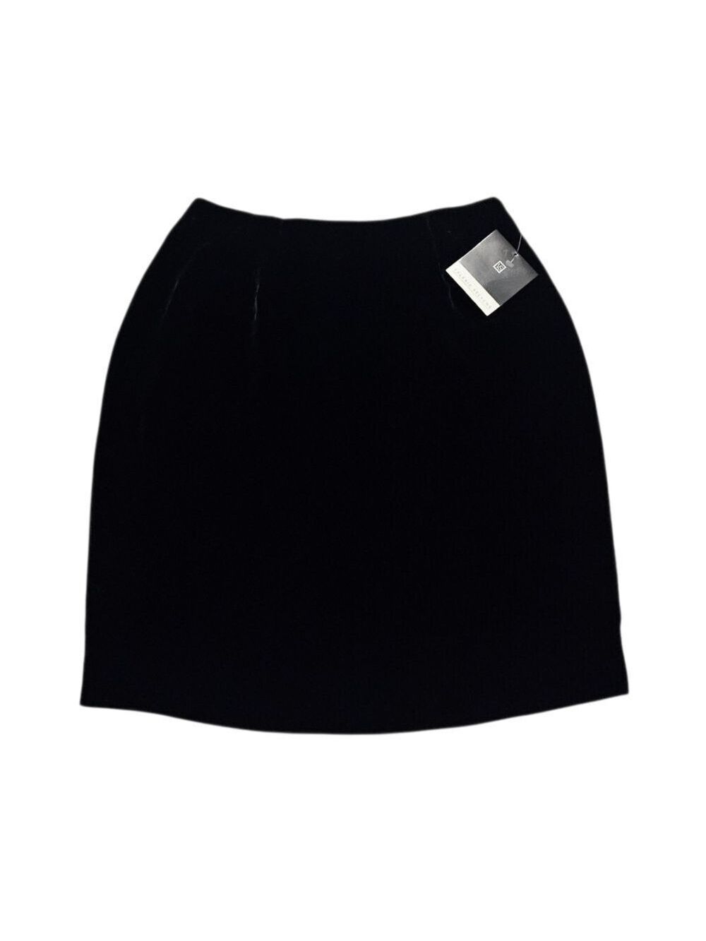 Valerie Stevens Elegant Black Velvet Skirt Size 10
